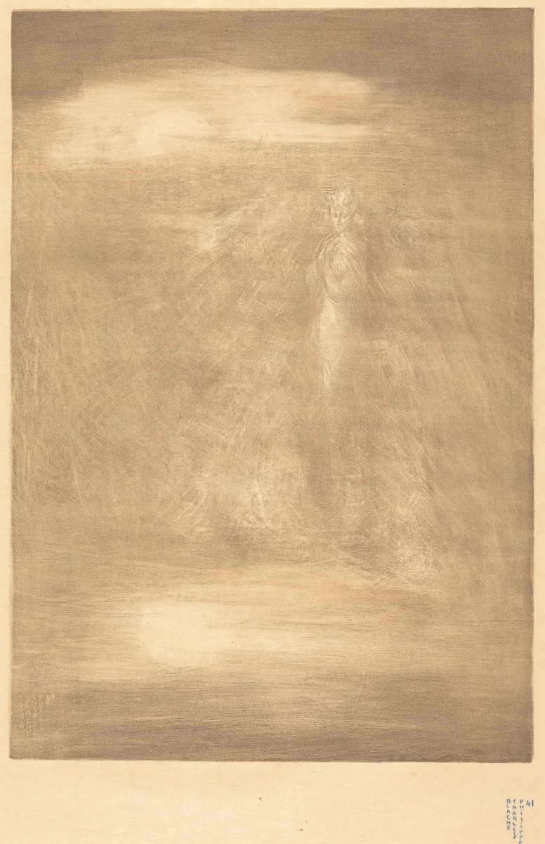 Twilight (Le Crépuscule) by Charles-Philippe Blache, print, 1894