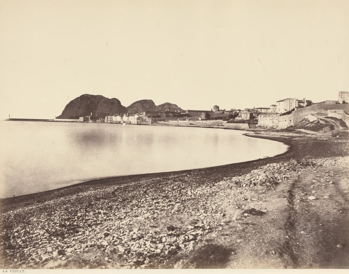 La Ciotat by Édouard-Denis Baldus, photograph, 1855-1865