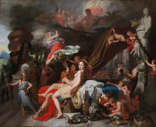 Hermes Ordering Calypso to Release Odysseus by Gerard de Lairesse, painting, 1665-1675