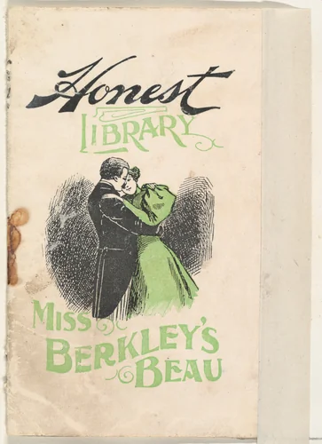 Miss Berkley's Beau, from the Honest Library series (N115) issued by Duke Sons & Co. to promote Honest Long Cut Tobacco by W. Duke, Sons & Co., print, 1896