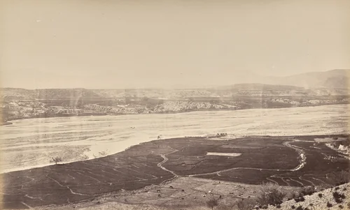 Chinak, Looking Towards the Kurram River by John Burke, photograph, 1878-1880