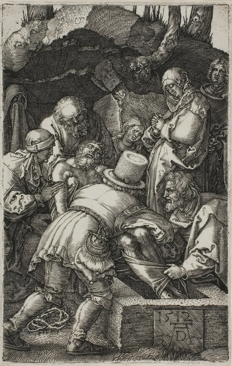 Deposition, from The Engraved Passion by Albrecht Dürer, print, 1512