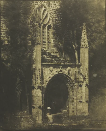 Fountain of Notre-Dame at Saint-Brieuc, Brittany by Louis-Rémy Robert, photograph, 1848-1858