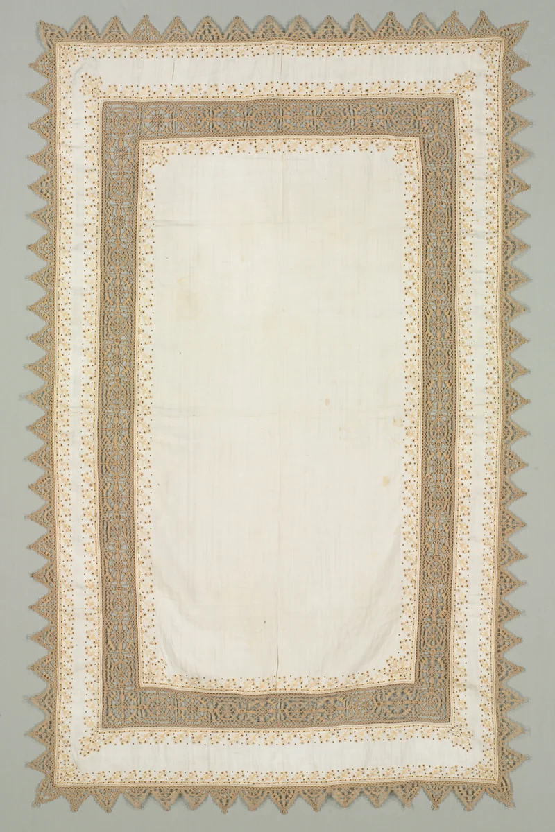 Bobbin Lace (Needle Lace Design) Tablecloth by Unknown, textile, 1550-1599