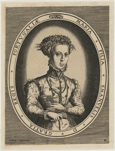 Princess Maria, Daughter of Emanuel, King of Portugal by Unknown 19th Century, print, 1800-1899