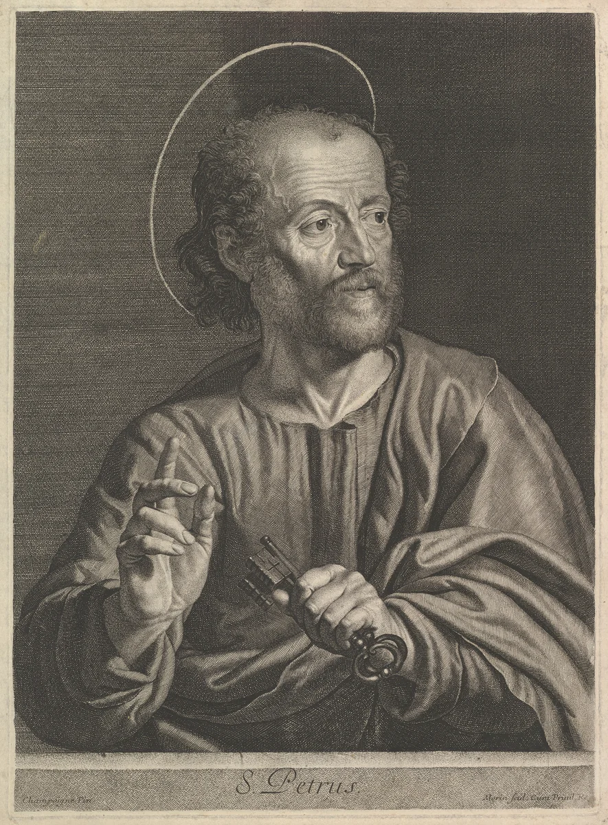 Saint Pierre by Jean Morin, print, 1620-1650