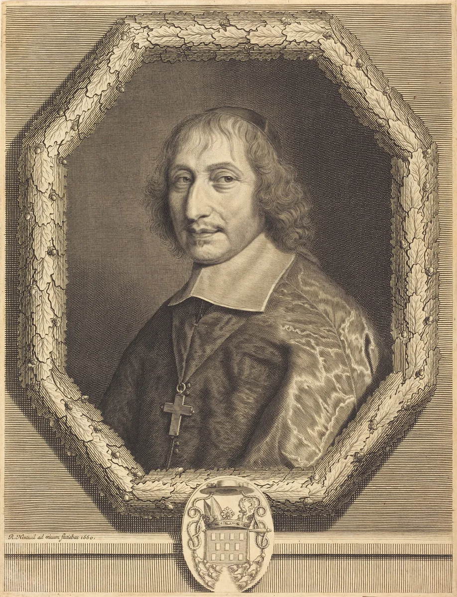 Philibert-Emmanuel de Beaumanoir Lavardin by Robert Nanteuil, print, 1660