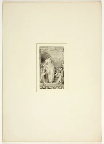 Study for a plate from The Task by Thomas Stothard, drawing, 1795-1805