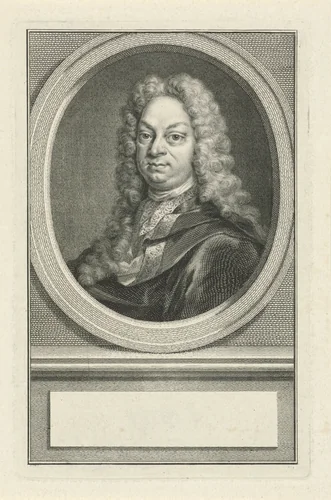 Portret van Coenraad van Heemskerk by Jacob Houbraken, print, 1747-1759