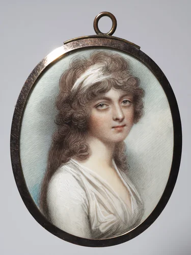 Portrait of Anna Walmesley by Andrew Plimer, painting, 1795