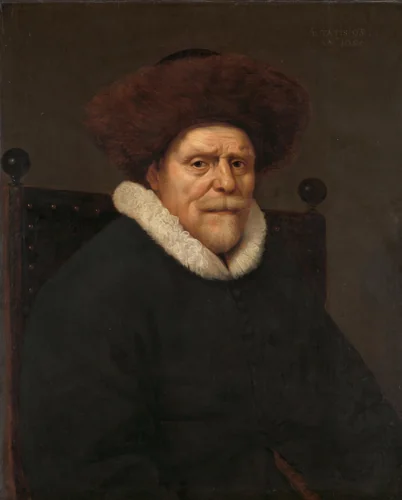 Portrait of a Man by anonymous, painting, 1655