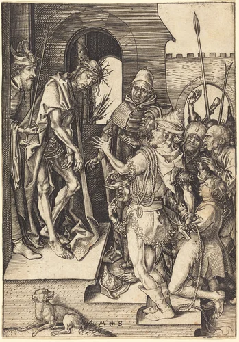 Ecce Homo by Martin Schongauer, print, 1480