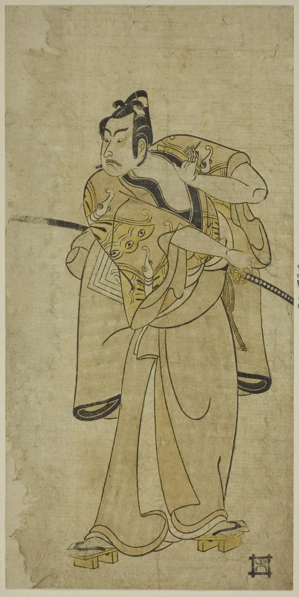 The Actor Ichikawa Yaozo II by Ippitsusai Buncho, print, 1755-1790