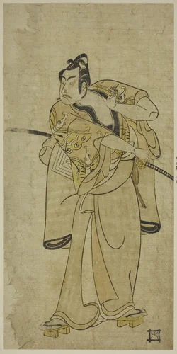 The Actor Ichikawa Yaozo II by Ippitsusai Buncho, print, 1755-1790