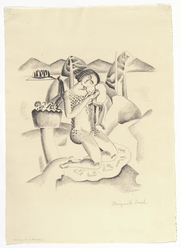 Maine Landscape by Marguerite Zorach, print, 1928