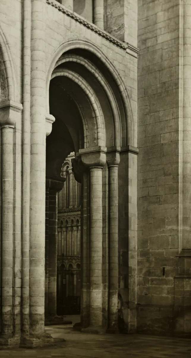 Ely Cathedral: Nave, Southwest Corner by Frederick Evans, photograph, 1886-1896