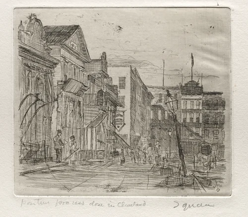 The Square by Otto H. Bacher, print, 1878