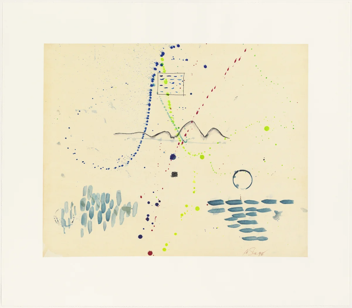 Kweilin Dreaming 88 by Pat Steir, print, 1998