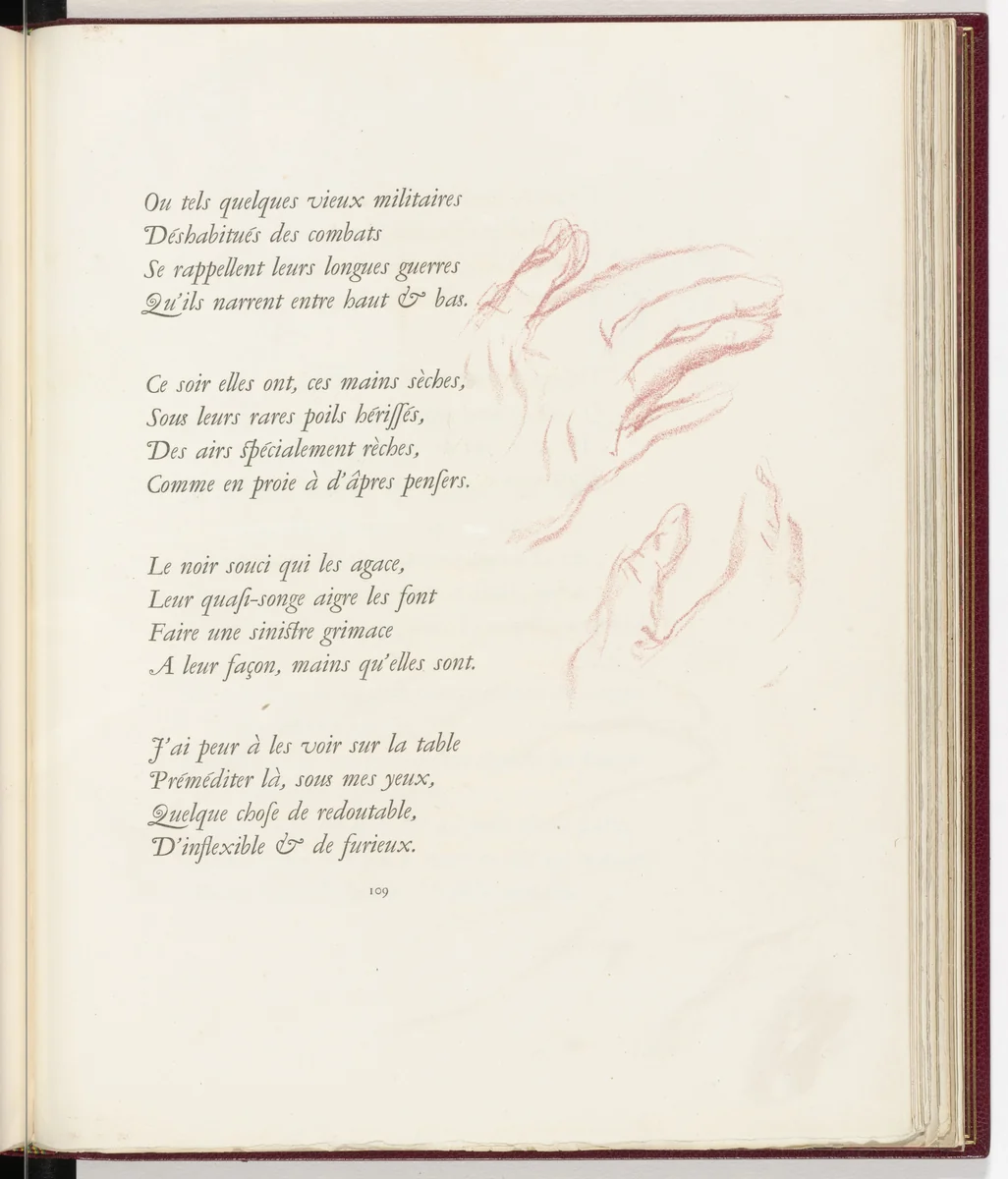 In-text plate (page 109) from Parallèlement (In Parallel) by Pierre Bonnard, illustrated book, 1900