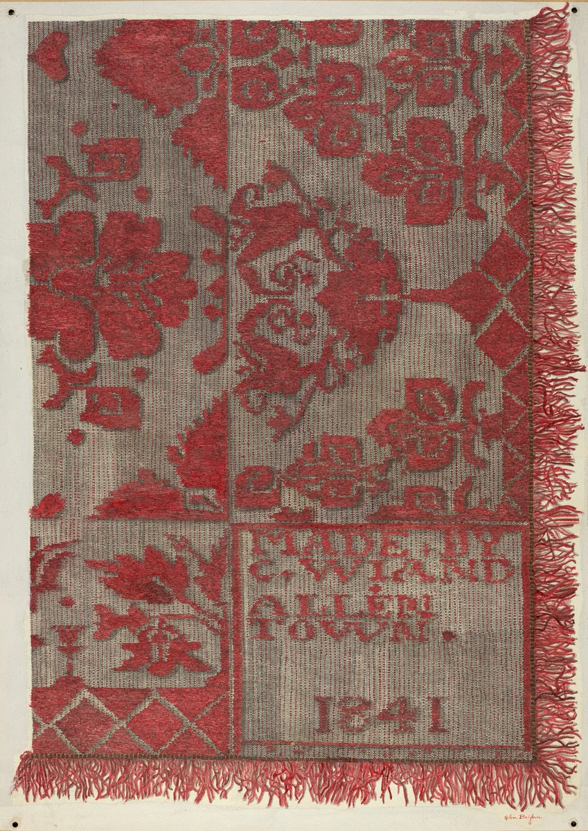 Coverlet by Helen Balfour, index of american design, 1940