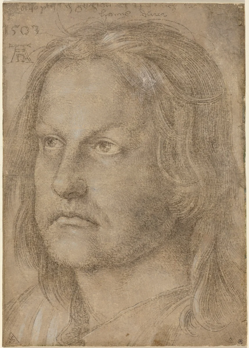 Portrait of a Man by Albrecht Dürer, drawing, 1510
