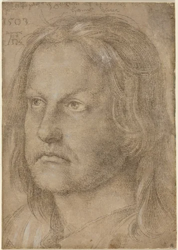 Portrait of a Man by Albrecht Dürer, drawing, 1510