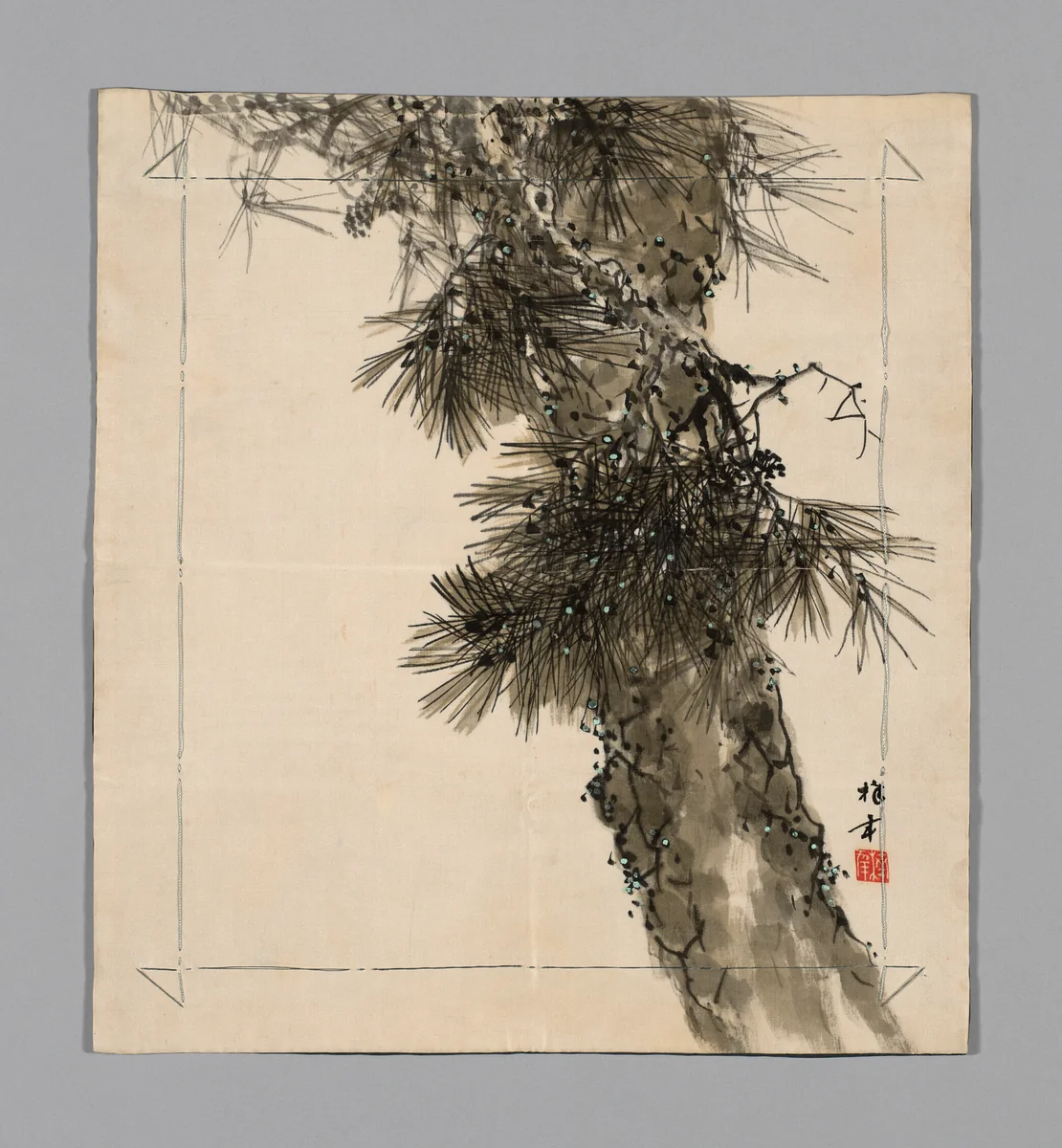 Fukusa (Gift Cover) by Japan, textile, 1895-1912