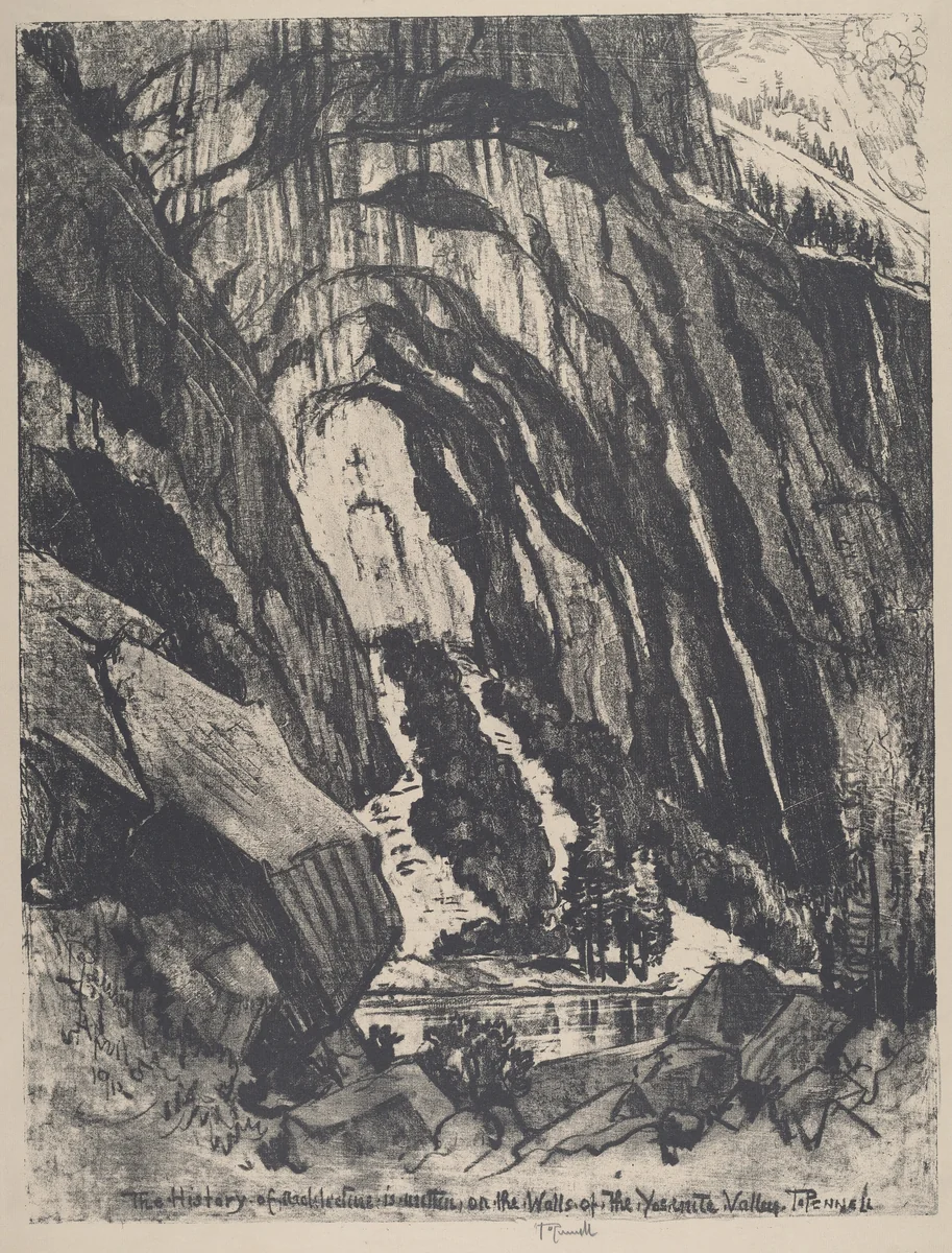 The Cathedral Door by Joseph Pennell, print, 1912