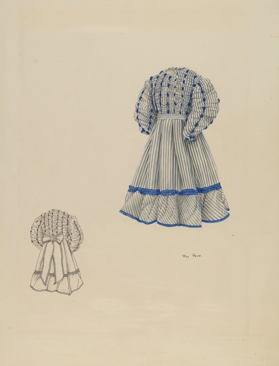 Child's Dress by Ray Price, index of american design, 1937