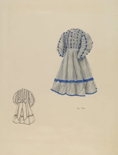 Child's Dress by Ray Price, index of american design, 1937