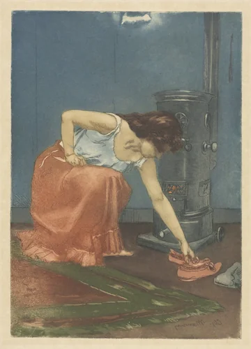 The Slippers by Charles Maurin, print, 1875-1914