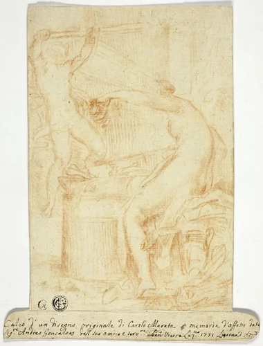 Copy after Drawing by Carlo Maratta by Francisco Vieira de Mattos, drawing, 1731-1783