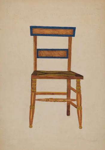 Empire Chair (American) by Genevieve Sherlock, index of american design, 1940