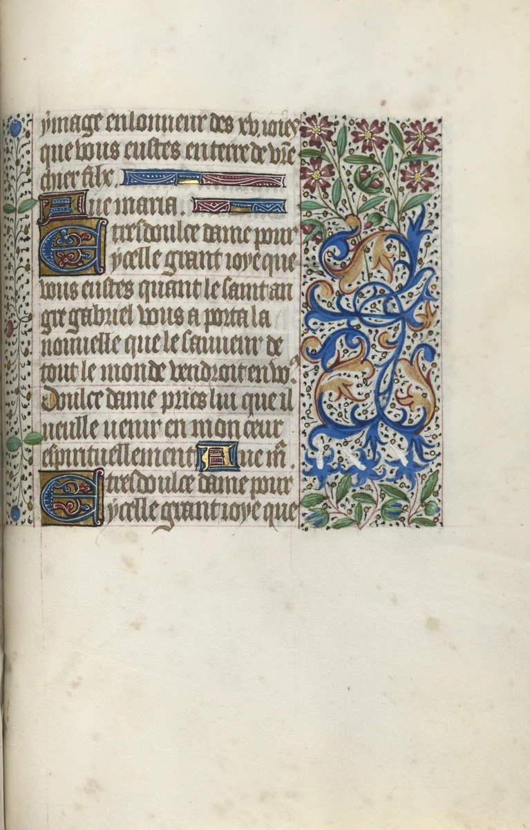 Book of Hours (Use of Rouen): fol. 147r by Master of the Geneva Latini, book, 1465-1475
