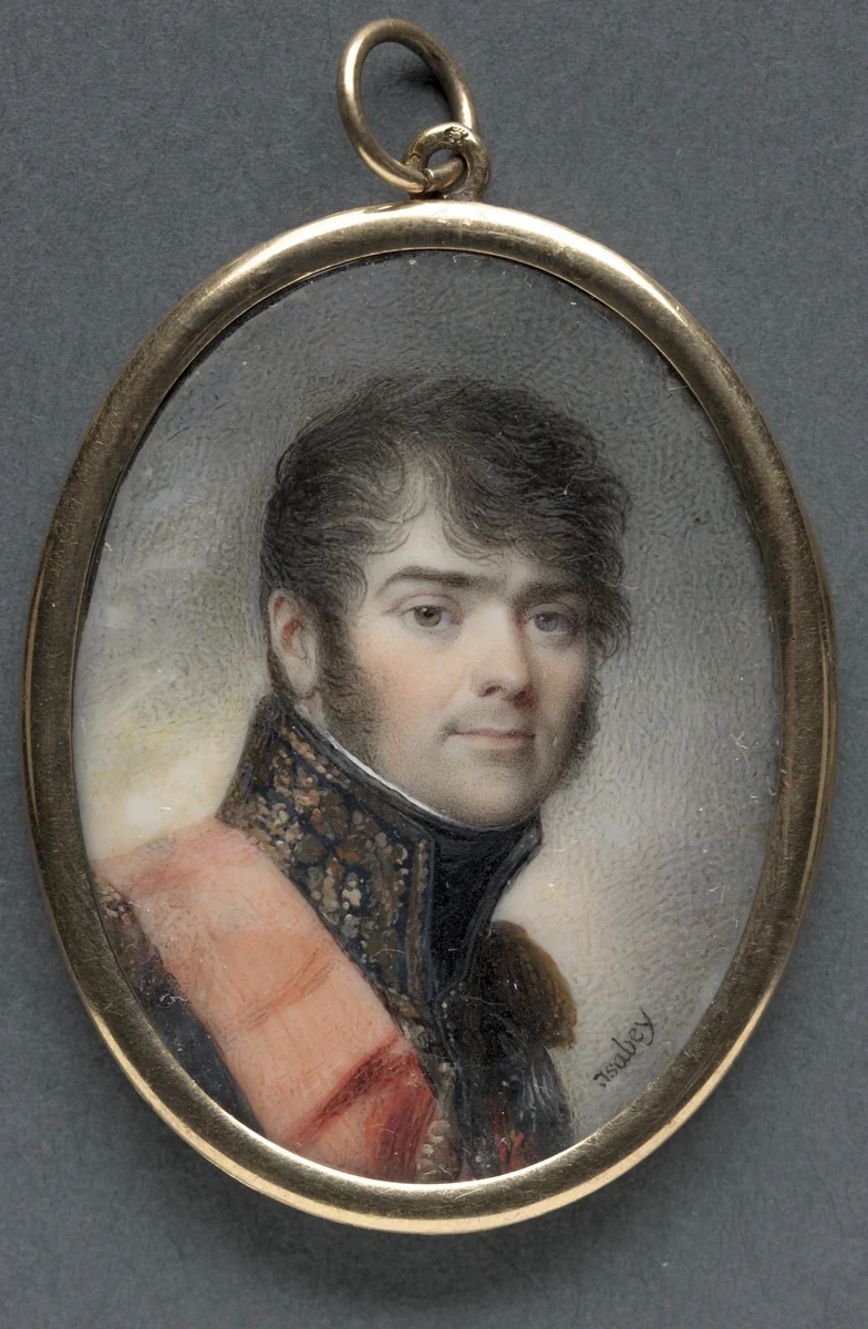 Portrait of Henri Gratien, Comte Bertrand by Jean Baptiste Isabey, painting, 1808