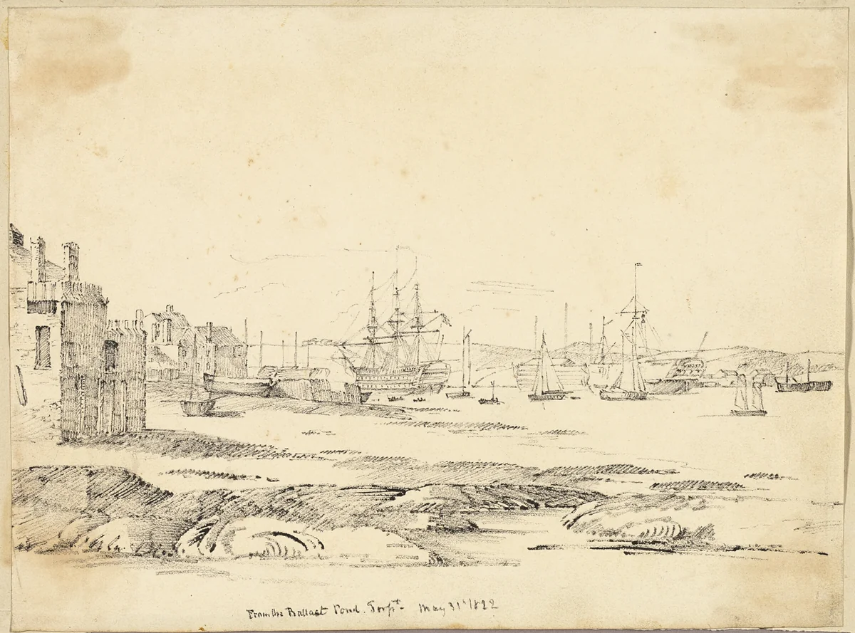 From the Ballast Pond by Unknown Artist, print, 1822