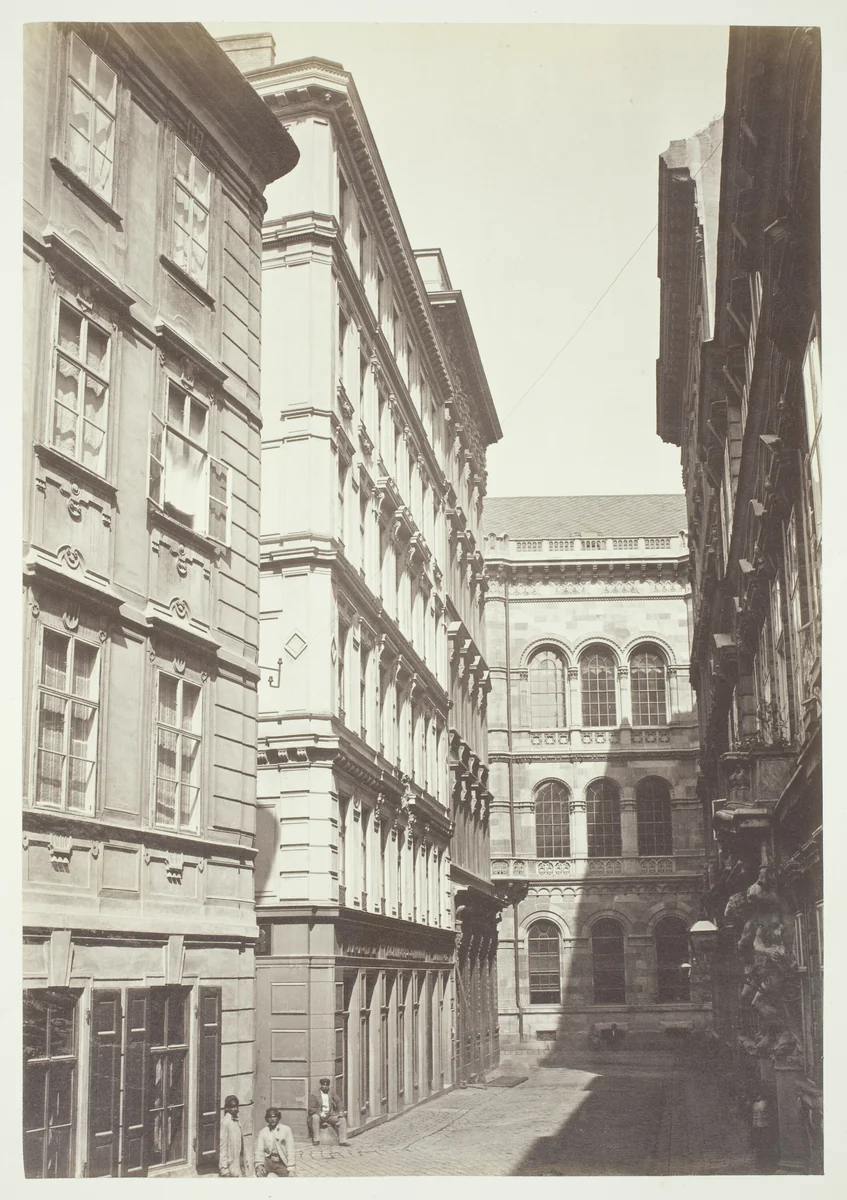 Wallnerstraβe No. 17, Zinshaus des Herrn A. J. H. Rogge by Artist Unknown, photograph, 1860-1869