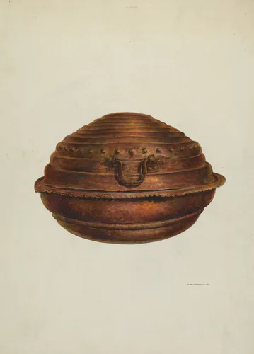 Baptismal Font by Gerald Transpota, index of american design, 1937