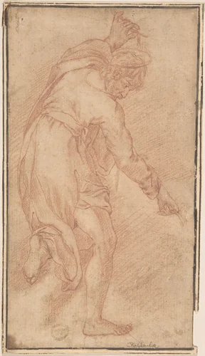 Saint Peter as a Fisherman by anonymous, drawing, 1500-1600
