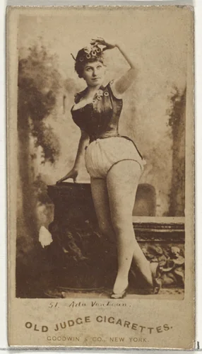 Ada Van Loan, from the Actors and Actresses series (N171) for Old Judge Cigarettes by Goodwin & Company, photograph, 1886-1890