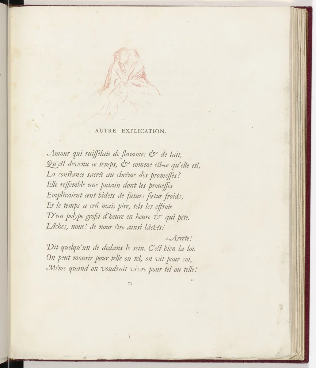 Headpiece (page 73) from Parallèlement (In Parallel) by Pierre Bonnard, illustrated book, 1900