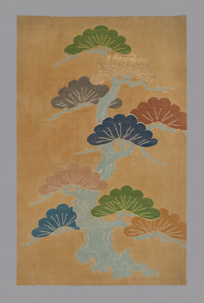 Fragment (From a Noh Costume) by Japan, textile, 1601-1700