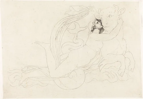 The Rape of Europa by Pierre-Paul Prud'hon, print, 1758-1823
