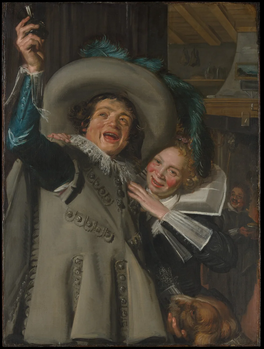 Young Man and Woman in an Inn by Frans Hals, painting, 1623