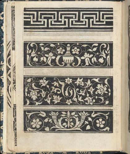 Essempio di recammi, page 22 (verso) by Giovanni Antonio Tagliente, book, 1530