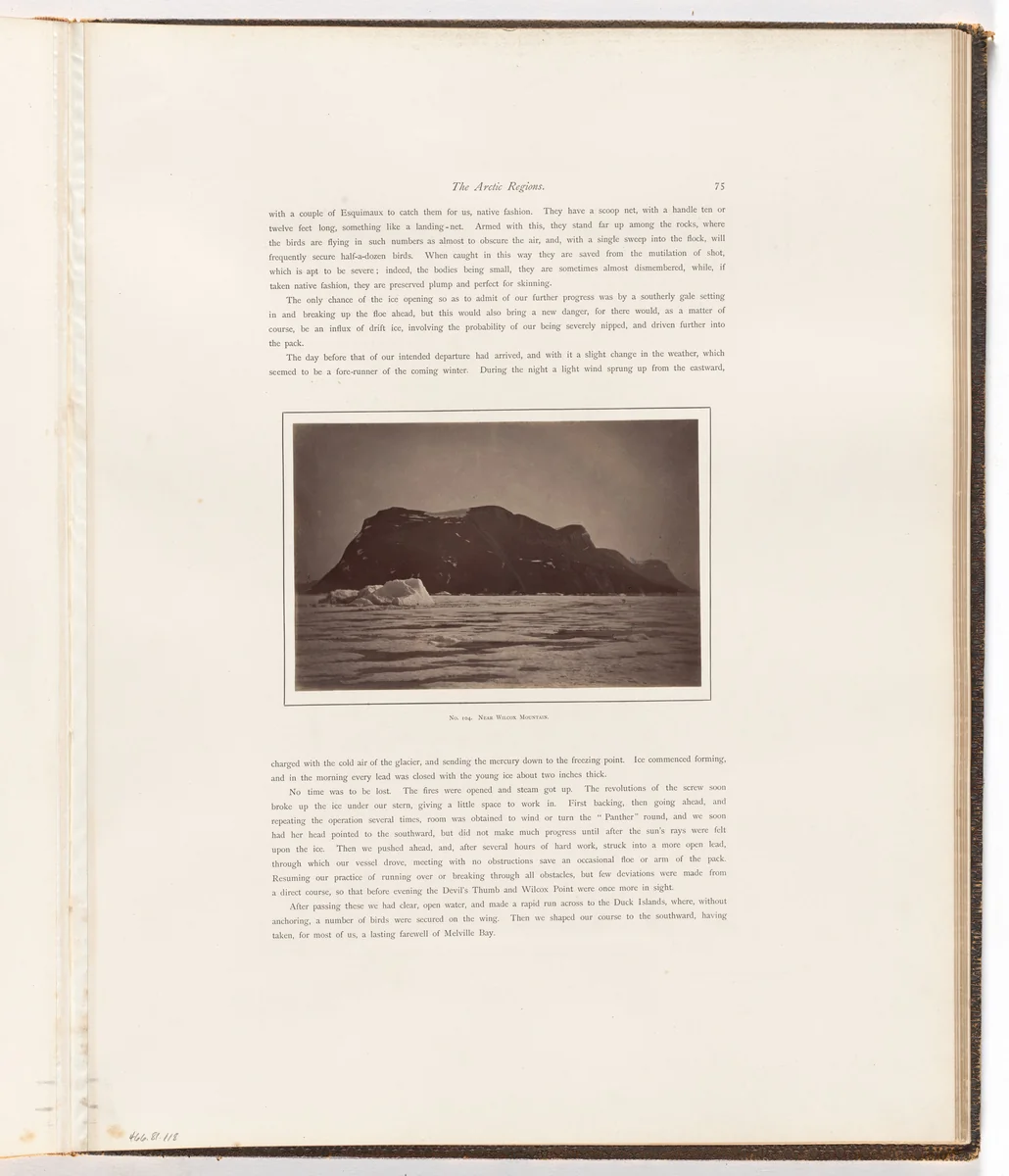 "Near Wilcox Mountain" by George P. Critcherson, John L. Dunmore, William Bradford, photograph, 1869