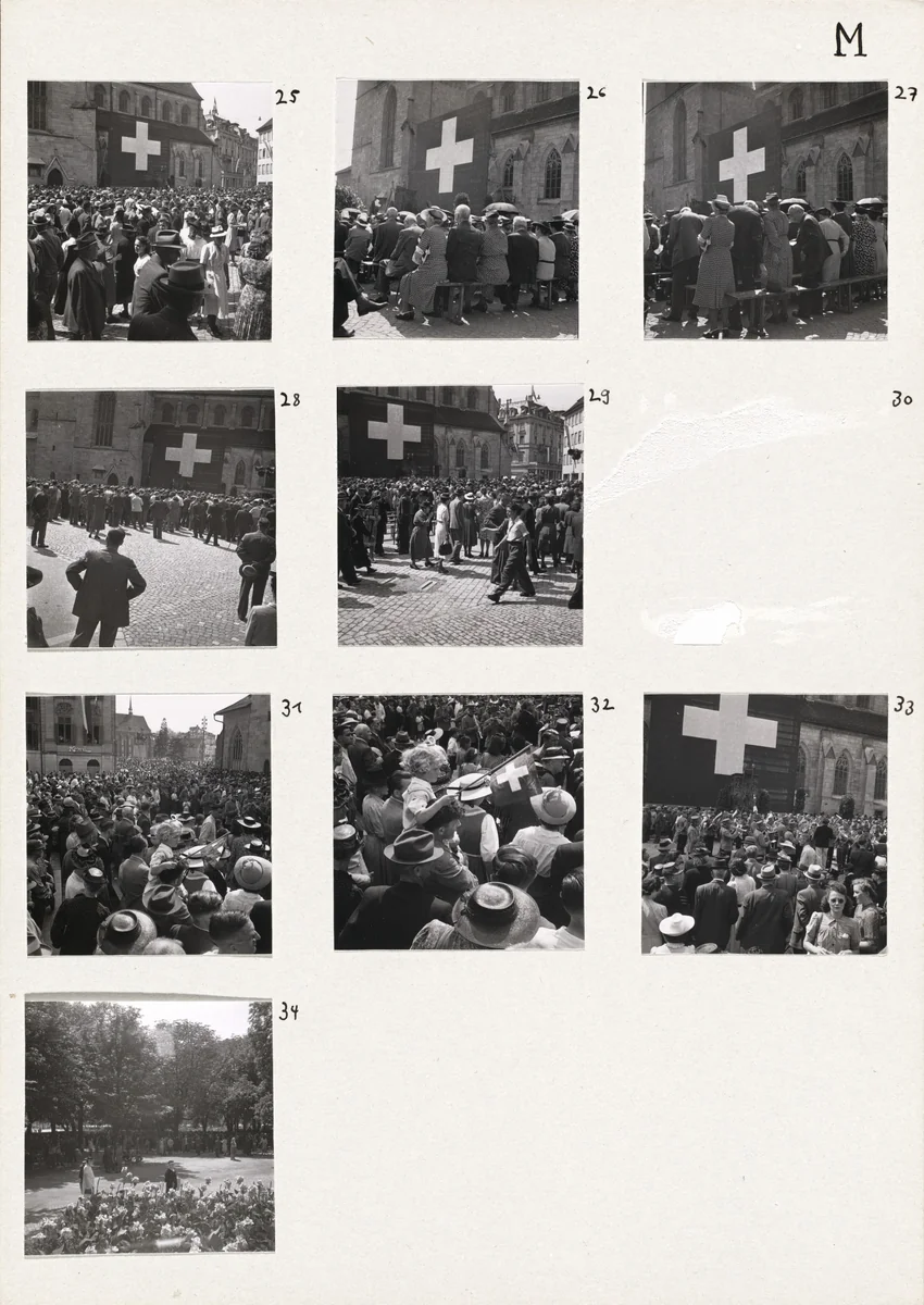 Die Menschen (People) 25-34 by Robert Frank, photograph, 1942-1946