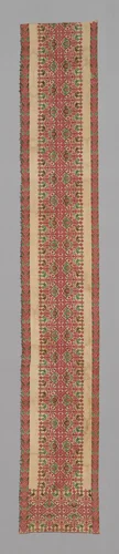 Panel (Bed Curtain) by Greece, Cyclades Islands, textile, 1700-1900