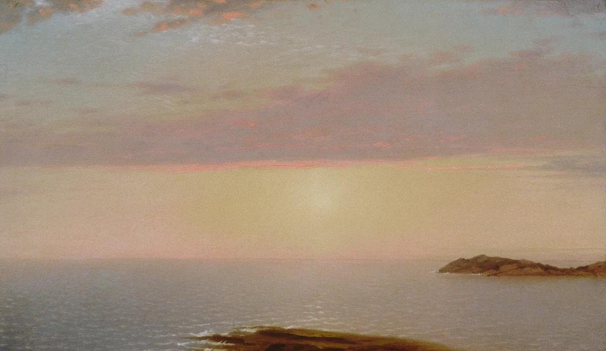 Sunset by John Frederick Kensett, artwork, 1872