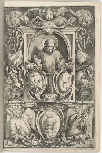 Frontispiece with Portrait of Saint Francis by Jacopo Ligozzi
Domenico Falcini
Lino Moroni, print, 1612